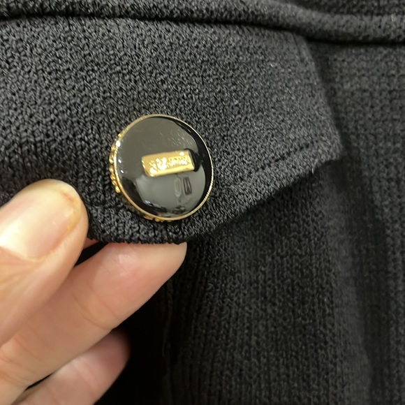 St. John Santana knit full zip Sweater like new! Small BEAUTIFUL - Picture 3 of 5